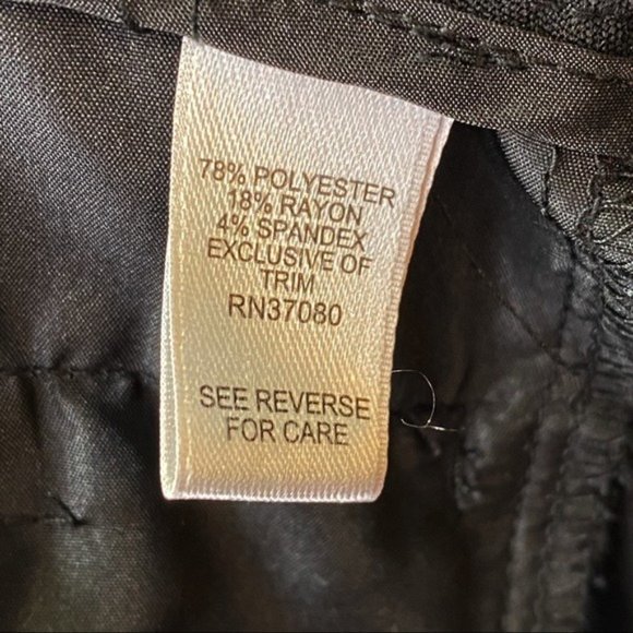 Charming Charlie Black Contemporary Pants Career Wear Dress Pants Size 4 - Picture 6 of 6